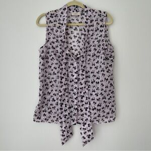 Ann Taylor LOFT Button Down Tank‎ Sz M